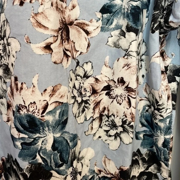 New with Tags Denim & Flower 100%‎ Cotton Button Down Shirt Size Large (L) - Picture 9 of 11